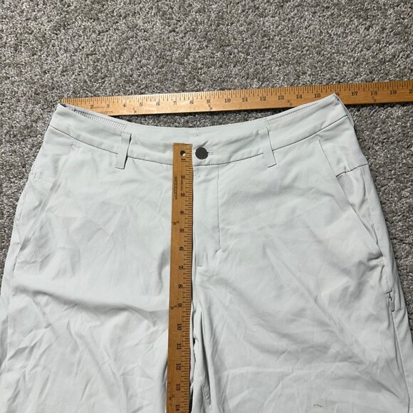 Lululemon Mens Sz 32 Light Gray ABC Shorts Stretch Athletic Casual - Picture 6 of 8